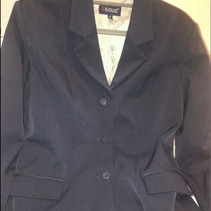 Equs navy equestrian riding show coat